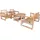 vidaXL Bambus Set 12-tlg. natur