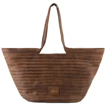 FredsBruder Layer Tulip Shopper Leder Brown