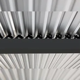 Mendler Alu Pergola HWC-L41 3,7 x 3,06 m Anthrazit/Schwarz