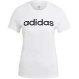 adidas LOUNGEWEAR Essentials Slim Logo T-Shirt Damen Weiß-XS
