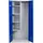 Gürkan Putzmittelschrank 80 x 50 x 180 cm Blau/Grau
