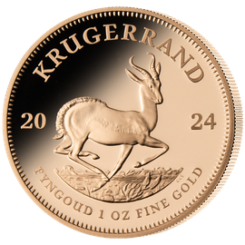 Gold Krügerrand Münze 2024 PP - 1 Unze- Südafrika