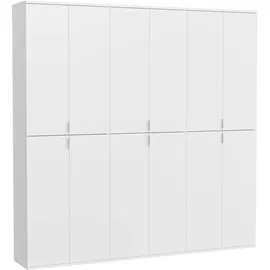xonox.home Projekt X Garderobenschrank 195 x 34 x 193 cm weiß