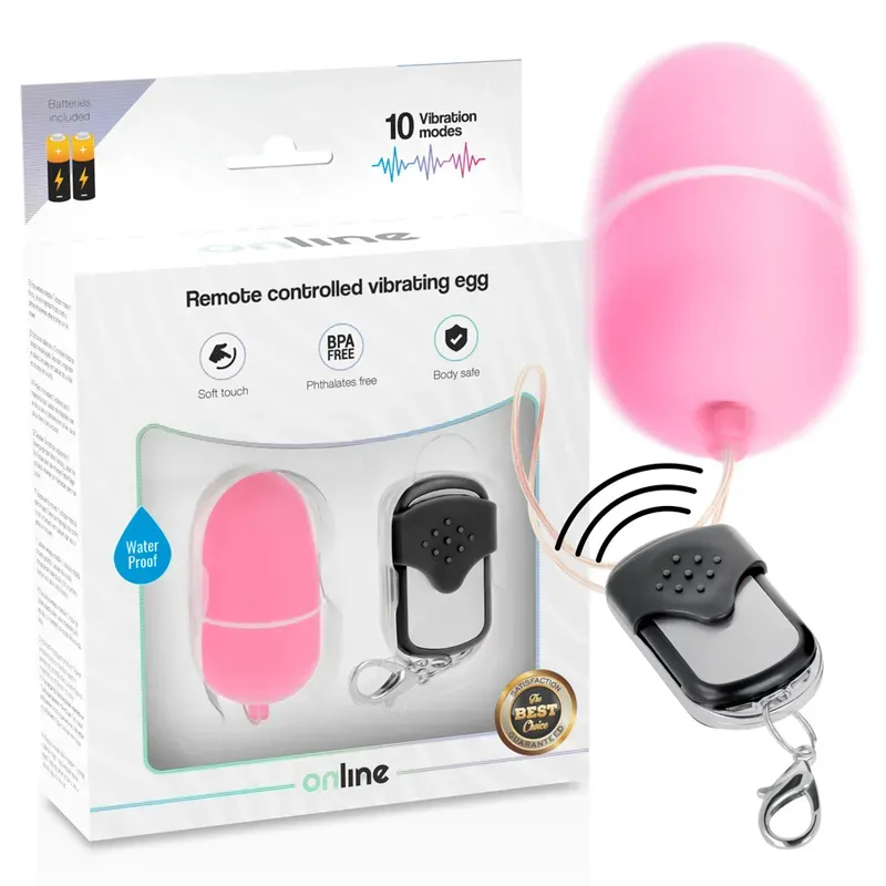 ONLINE - Vibrierendes Ei M mit Fernbedienung Rosa