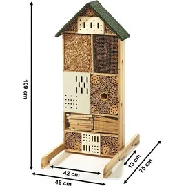 Kobolo Insektenhotel Insektenhaus HONEY aus verschiedenen Materialien