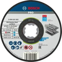 Bosch X-Lock Standard Professional für Inox 125 x 1 mm 2608619262