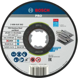 Bosch X-Lock Standard Professional für Inox 125 x 1 mm 2608619262