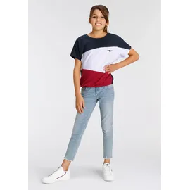 KangaROOS Bluse in Dunkelblau/ Weiß/ rot), | Gr.: 140/146