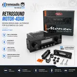 Retrosound MOTOR-4DAB Design MONZA DAB+ Autoradio Set für Oldtimer und US-Cars