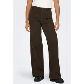 Only ONLMADISON BLUSH HW Wide DNM Dark Brown Denim L(40)/30