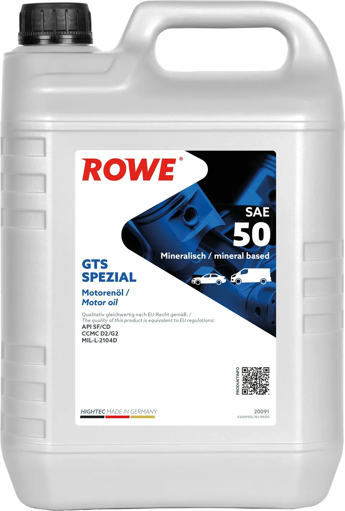 ROWE Motoröl 20091005099 5l