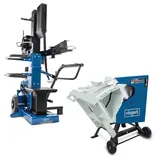 Scheppach Holzspalter  Compact 15T stehend 400V 3500W+ Wippkreissäge HS720