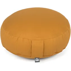 Meditationskissen RONDO ECO EXTRA FLACH honig-gelb | Dinkelhülsen gelb No Size