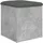 vidaXL Sitzbank Mit Stauraum Betongrau 42 x 42 x 45 cm