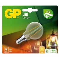 GP LED-Lampe Mini-ball Filament 2,3W/827 (25W) Clear E14