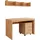 OTTO home Büromöbel-Set OTTO HOME "Logo", beige (natur, eiche), B:120cm T:65cm, Arbeitsmöbel-Sets, Büromöbel-Set, passt in verschiedene Einrichtungsstile