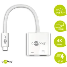 goobay USB-C HDMI Adapter 14,50 m Weiß