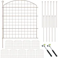 Teichzaun Oberbogen Steckzaun Zaunelemente Beetzaun Teichumrandung Metallzaun
