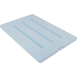 Weiße eutektische Kaltplatte - Pack Froid Robuste - 60 x 40 cm - 5,5kg - T°C rendue 0°C - Transport von frischen Produkten - pro Stück