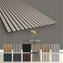 HEXIM Akustikpaneel AP02 grau 2 St. 278 x 60 cm