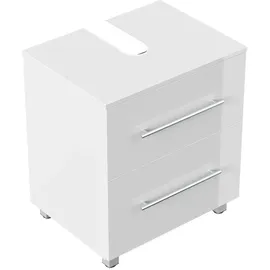 Posseik Unterbau auf Standfüßen Mondial 55 weiß Hochglanz