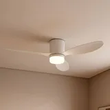 LUCANDE Kayu 132 cm Deckenventilator Weiß