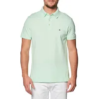 Tommy Hilfiger Poloshirt mit Label-Stitching, Mint, L