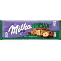 Milka Tafelschokolade Nuss und Nougat-Crème, Großtafel, 300g