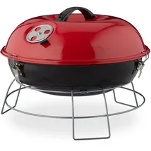 Relaxdays Kugelgrill rot