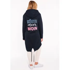 Zwillingsherz Jerseymantel Damen Blau XS