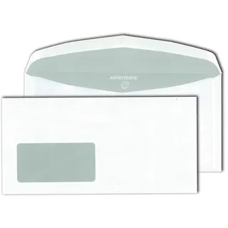 Kuvermatic C6/5, 114 x 229mm, mit Fenster, 1.000 Stück