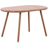 CLP Velva Ovaler Loungetisch Ø 0 x 0 cm Rot