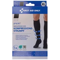 FIRST AID ONLY® Kompressionsstrümpfe, geschlossene Spitze SPORT Größe XL
