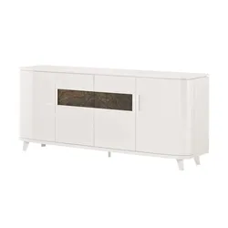 Sideboard  Pedra ¦ weiß ¦ Maße (cm): B: 220 H: 82 T: 45