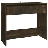 vidaXL Konsolentisch Räuchereiche 89x41x76,5 cm Holzwerkstoff