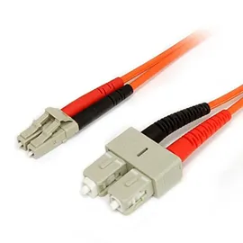 Startech StarTech.com 2m Fiber Optic Cable - Multimode Duplex 62.5/125 - LSZH - LC/SC - OM1 - LC to SC Fiber Patch Cable (FIBLCSC