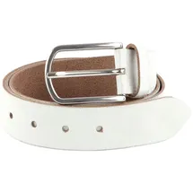 Vanzetti Damengürtel Leder Silber 110 cm
