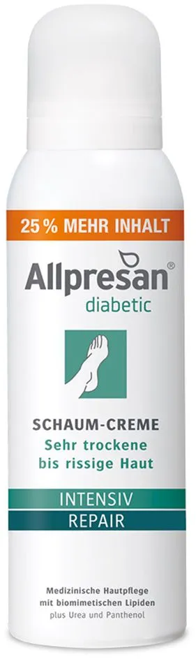 Allpresan diabetic Intensiv + Repair Schaum-Creme mit Urea