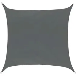 SVITA Sonnensegel viereckig wasserdicht 160g/m2 UV-Schutz Sonnenschutz Garten Balkon Befestigung Dunkelgrau 3,6x3,6m