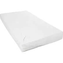 Primera Spannbettlaken Mako-Feinjersey 180 x 200 - 200 x 200 cm weiß