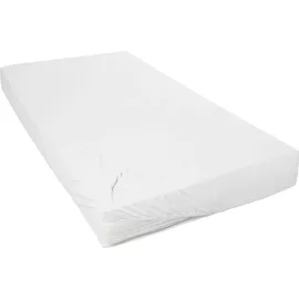 Primera Spannbettlaken Mako-Feinjersey 180 x 200 - 200 x 200 cm weiß