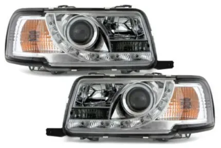 Kristallscheinwerfer für Audi 80 (1991-1994) - Chrom