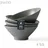 JIWOO Ramen Schüssel Ø20 cm schwarz 4er Set