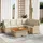 vidaXL Garten-Lounge-Set 5-tlg. beige
