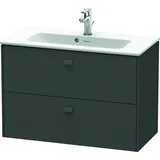 Duravit Waschtischunterschrank wandhängend „Brioso“ 82 × 55,3 × 38,9 cm, in Graphit Matt