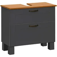 Home Affaire »Rodby«, FSC®-zertifiziertes Massivholz, Griffe Metall, Breite 60cm,
