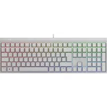 Cherry MX 2.0S kabelgebundene Gaming Tastatur weiß, LEDs RGB, MX RGB BLUE, USB, DE (G80-3821LSADE-0)