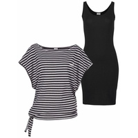 KANGAROOS Jerseykleid, (Set, 2 tlg., mit T-Shirt), für einen sommerlichen Kombi-Look,