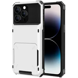 Hülle für Apple iPhone 15 Pro Schutz Handy Case Cover Backcover Kartenfach Etuis