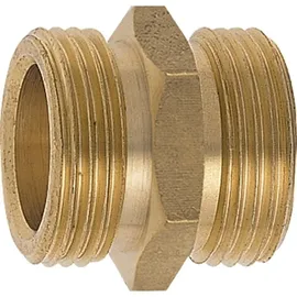 Geka Gewindenippel Messing, Außengewinde 3/4 x 1 ′′